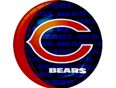 Chicago Bears 9 inch Dinner Plates