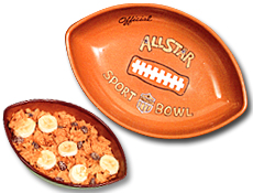 Plastic Football Mini Bowls