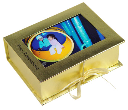 Custom Gold Photo Box