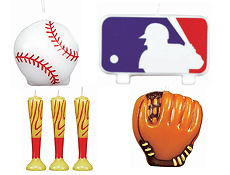 MLB Cake Candle Set