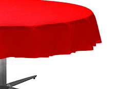 Red Round Tablecover