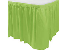 Kiwi Plastic Table Skirt