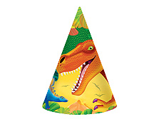 Prehistoric Party Hats 7 inch