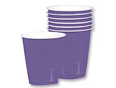 Purple 16oz. Plastic Cups