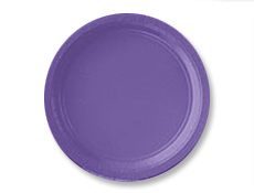 7 inch Purple Paper Plates