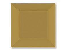 7 inch Gold Square Paper Plates