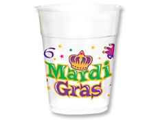Mardi Gras 14oz. Plastic Cups