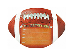 Football Novelty Invitations