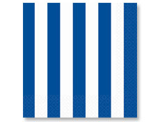 Blue Stripes Lunch Napkins