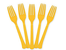 Yellow Premium Forks