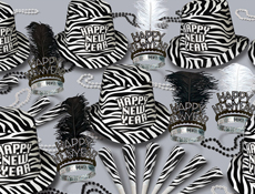 Zebra Print New Years Kit for 50