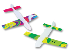 6.25" Assorted Smile Face Gliders