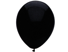 Pitch Black 12 inch Balloons