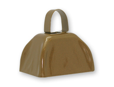 3 inch Gold Cowbell