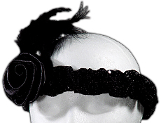 Black Roaring 20s Sequin Headband