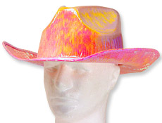 Pink Metallic Cowboy Hat