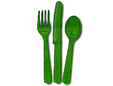 Green Cutlery Pack