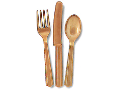 Gold Cutlery Pack