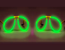 Green Glow Glasses