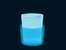 Blue Glow Shot Glass