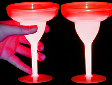 Red Glow Margarita Cup