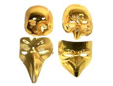 Four Gold Masks