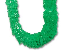 Green Plastic Leis