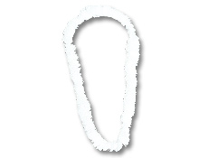 White Plastic Leis