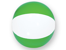 16 inch Green/White Beach Ball