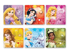 Disney Princess Glitter Stickers
