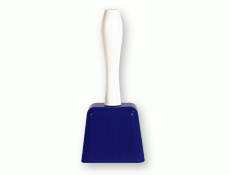 7.5 inch Blue Cowbell with Handle
