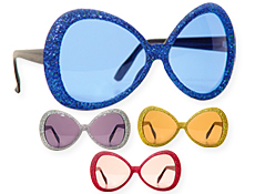 Glamour Glitter Glasses Assorted