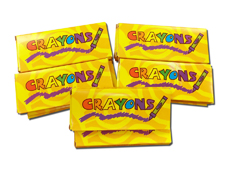 4 PACK CRAYONS 360 CASE