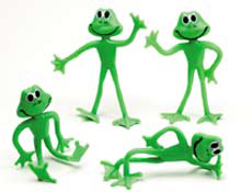 5 inch Bendable Frogs