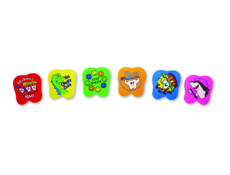 1.5" Tooth Mess Erasers-Assorted