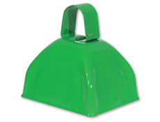 3 inch Green Cowbell