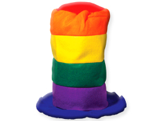 Rainbow Stovetop Hat