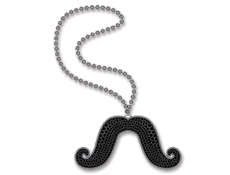 Large Mustache Necklace