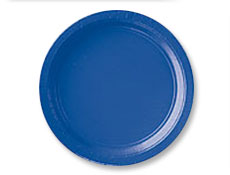 7 inch Blue Paper Plates