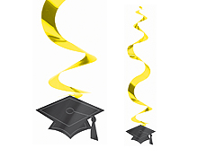 Yellow Graduation Danglers