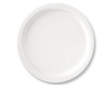 10 1/2 inch White Paper Plates