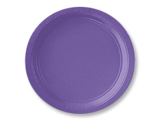 10 1/2 inch Purple Paper Plates