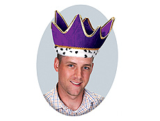 Purple Plush Royal Crown