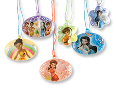 Disney Fairies Puffy Necklaces