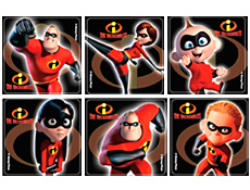 The Incredibles Stickers