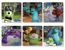 Monsters University Movie Stickers