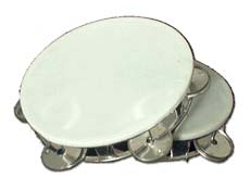 Silver 5.5 inch Tambourine