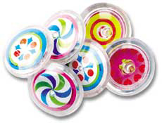 2" Design Spin Top Assorted