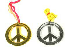 Metallic Peace Necklace