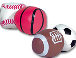 3 inch Sports Kick Bags Assorted